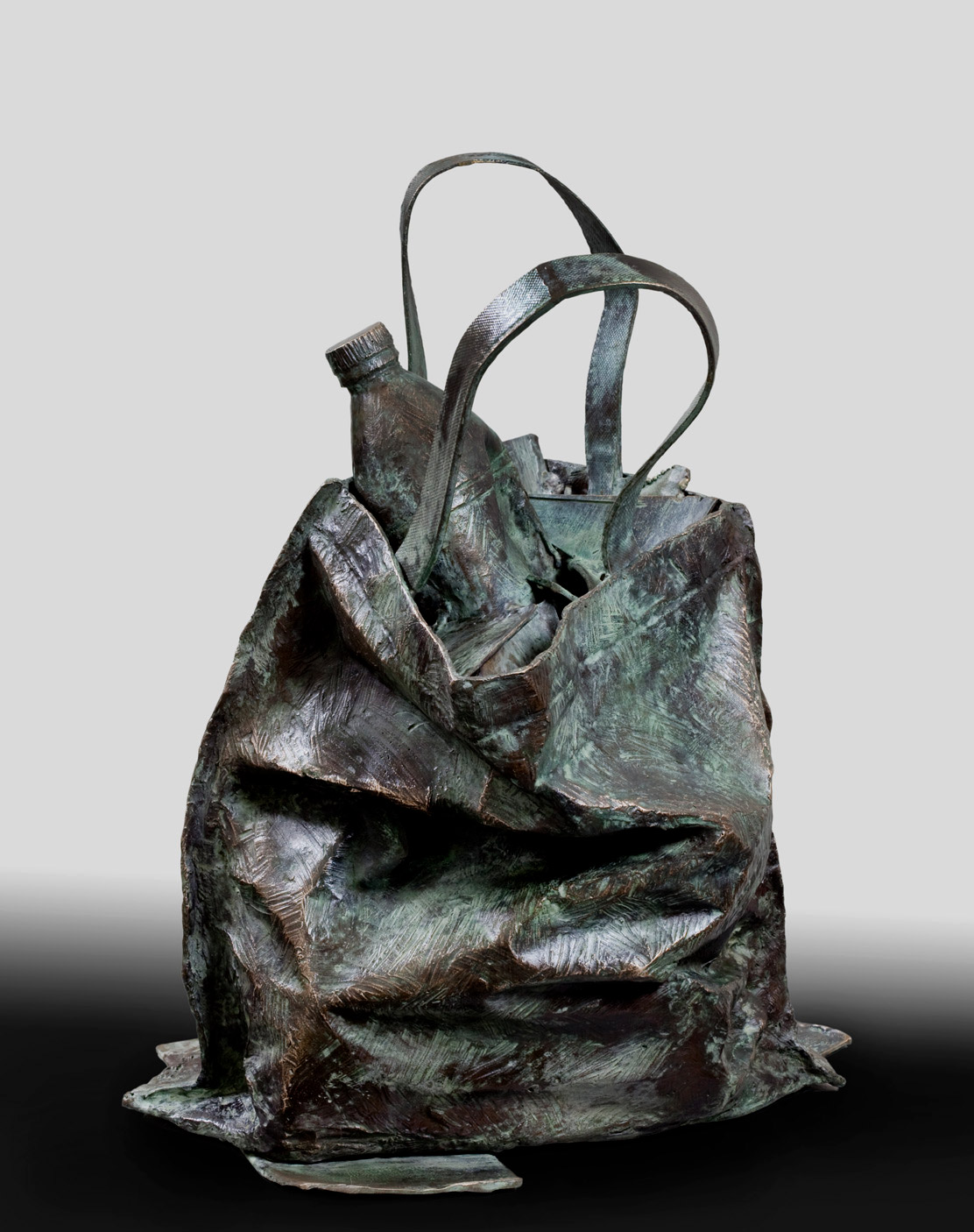 Escultura realizada en bronce por el artista plástico Manuel Quintana Martelo.